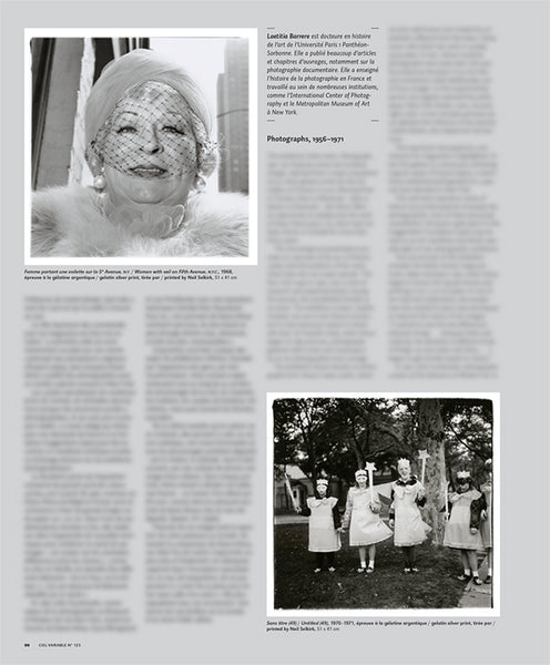 CV123 - Diane Arbus, Photographies, 1956–1971 - Laetitia Barrere