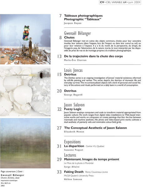 CIEL VARIABLE 64 – TABLEAUX