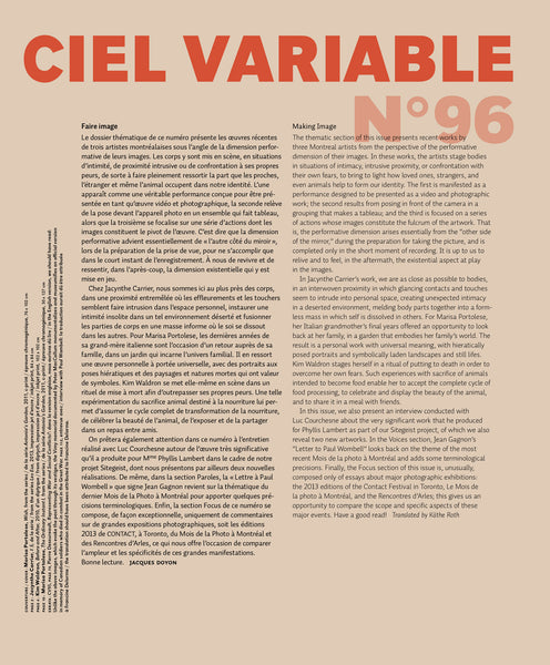 CV96 - Éditorial + Introduction