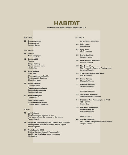 CV99 - Éditorial + Introduction