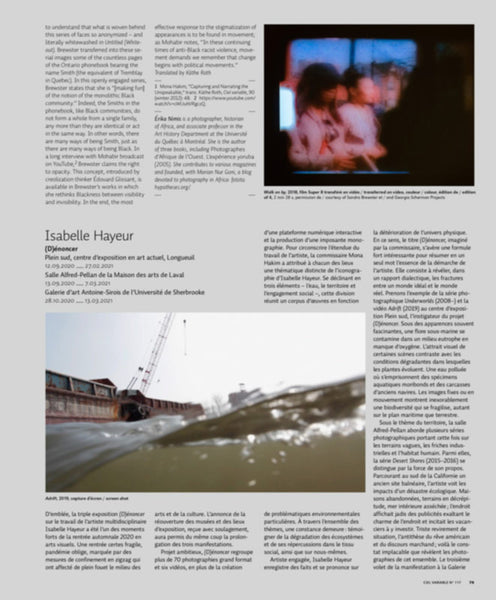 CV117 - Isabelle Hayeur, (D)énoncer — Jean De Julio-Paquin