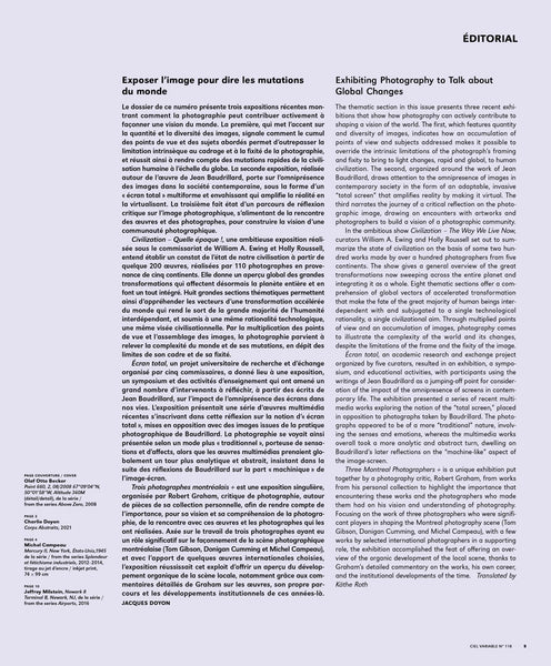 CV118 - Éditorial + Introduction