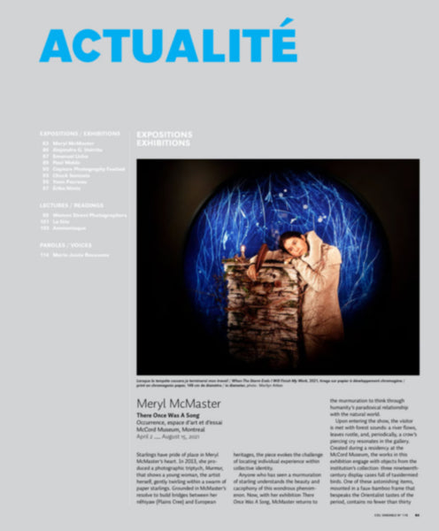 CV118 - Meryl McMaster, Il fut un chant — Stéphanie Hornstein
