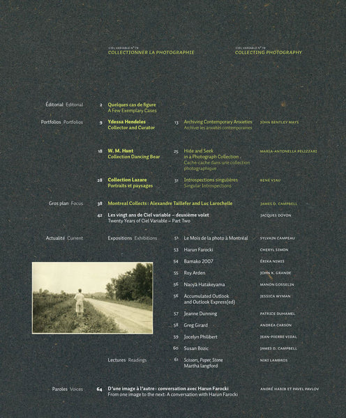 CV78 - Éditorial + Introduction