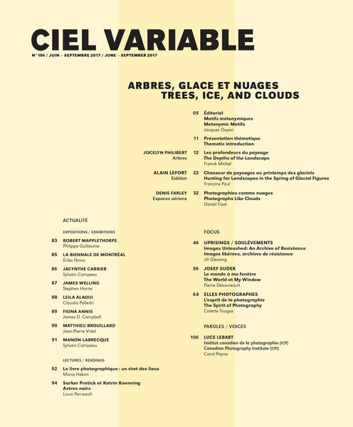 CV106 - Éditorial + Introduction