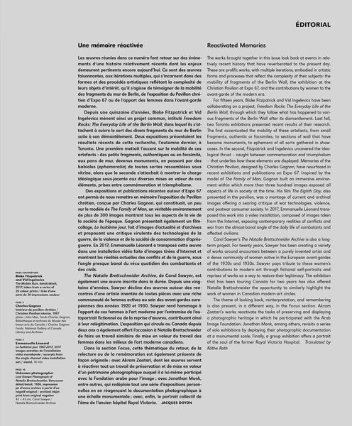 CV109 - Éditorial + Introduction