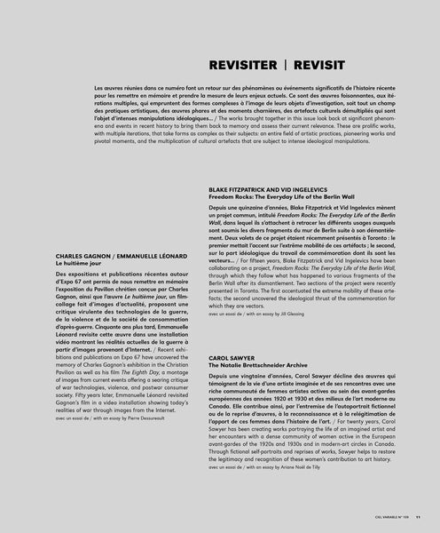 CV109 - Éditorial + Introduction