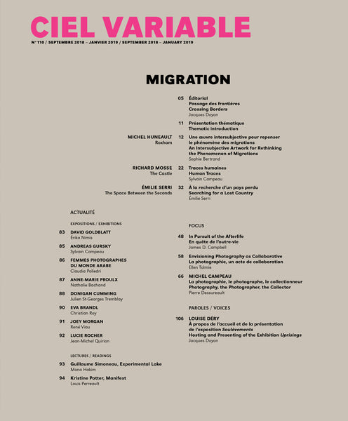 CIEL VARIABLE 110 - MIGRATION