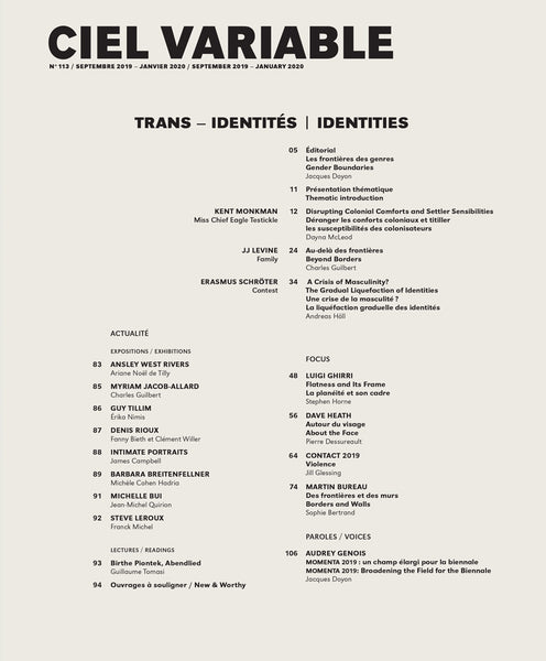 CV113 - Éditorial + Introduction