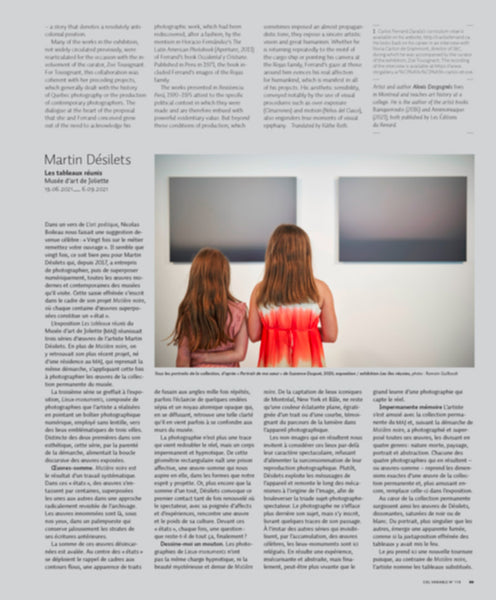 CV119 - Martin Désilets, Les tableaux réunis — Yannick Marcoux