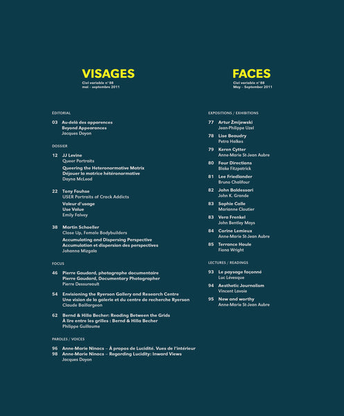 CIEL VARIABLE 88 - VISAGES