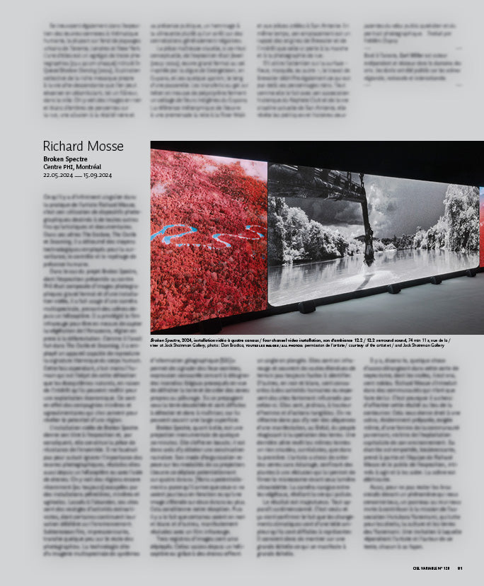 CV128 - Richard Mosse – Sylvain Campeau