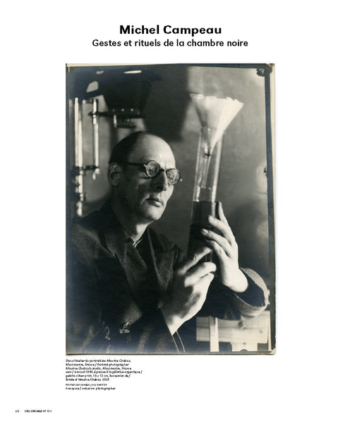 CV131 - Michel Campeau, Gestes et rituels de la chambre noire – Mona Hakim